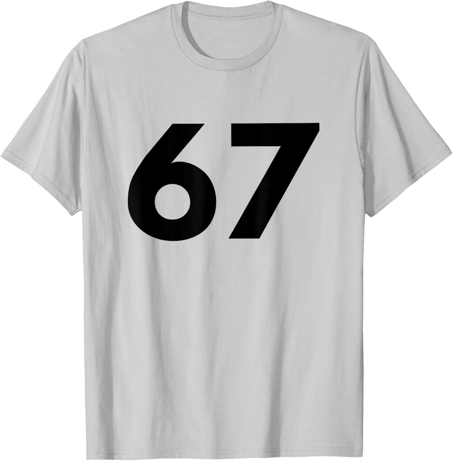 Number 67 - Best Sixty-Seven Year Old T-Shirt - T-Shirt | Ash
