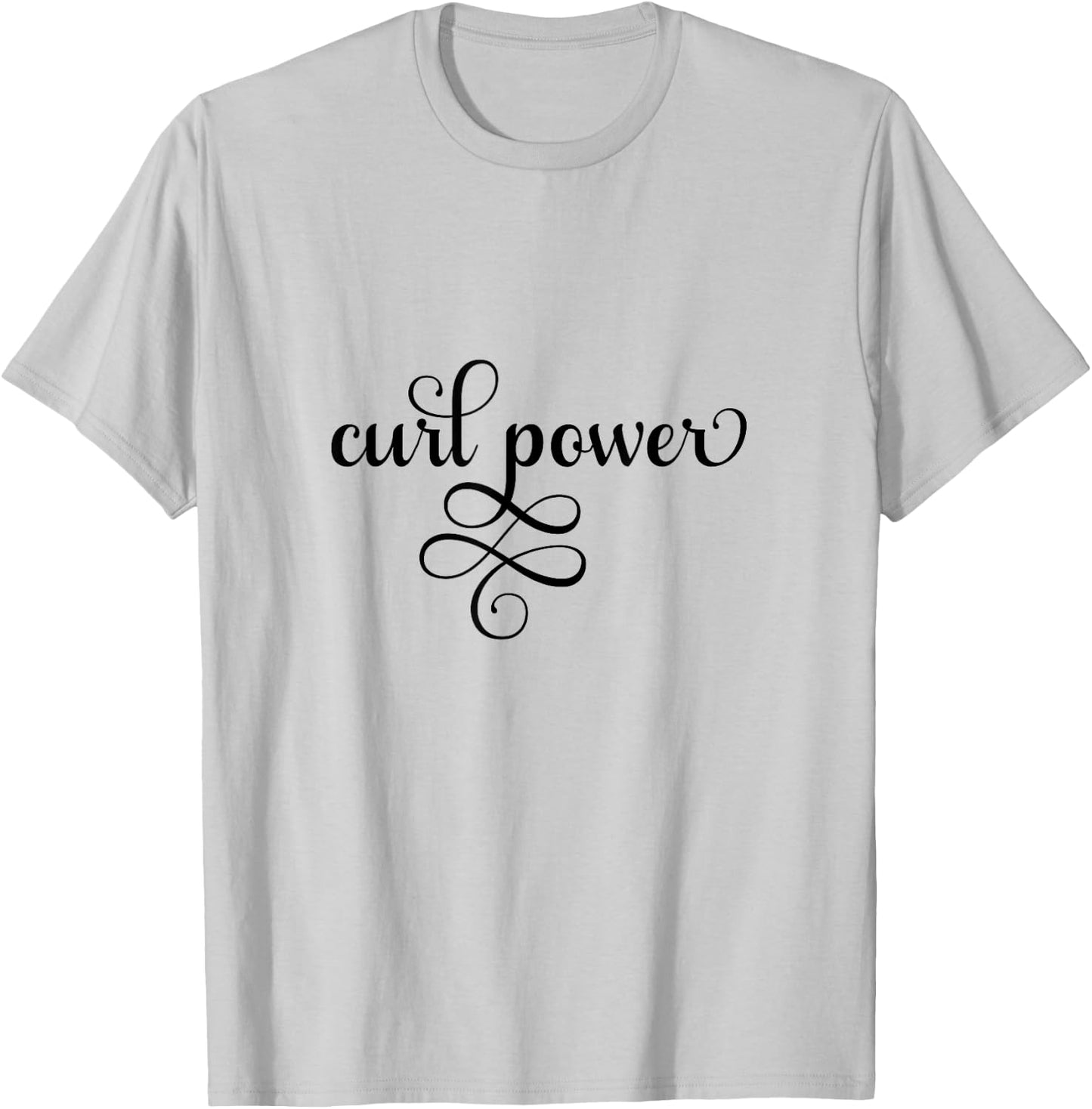 Curl Power Curly Hair Pride T-Shirt - T-Shirt | Ash