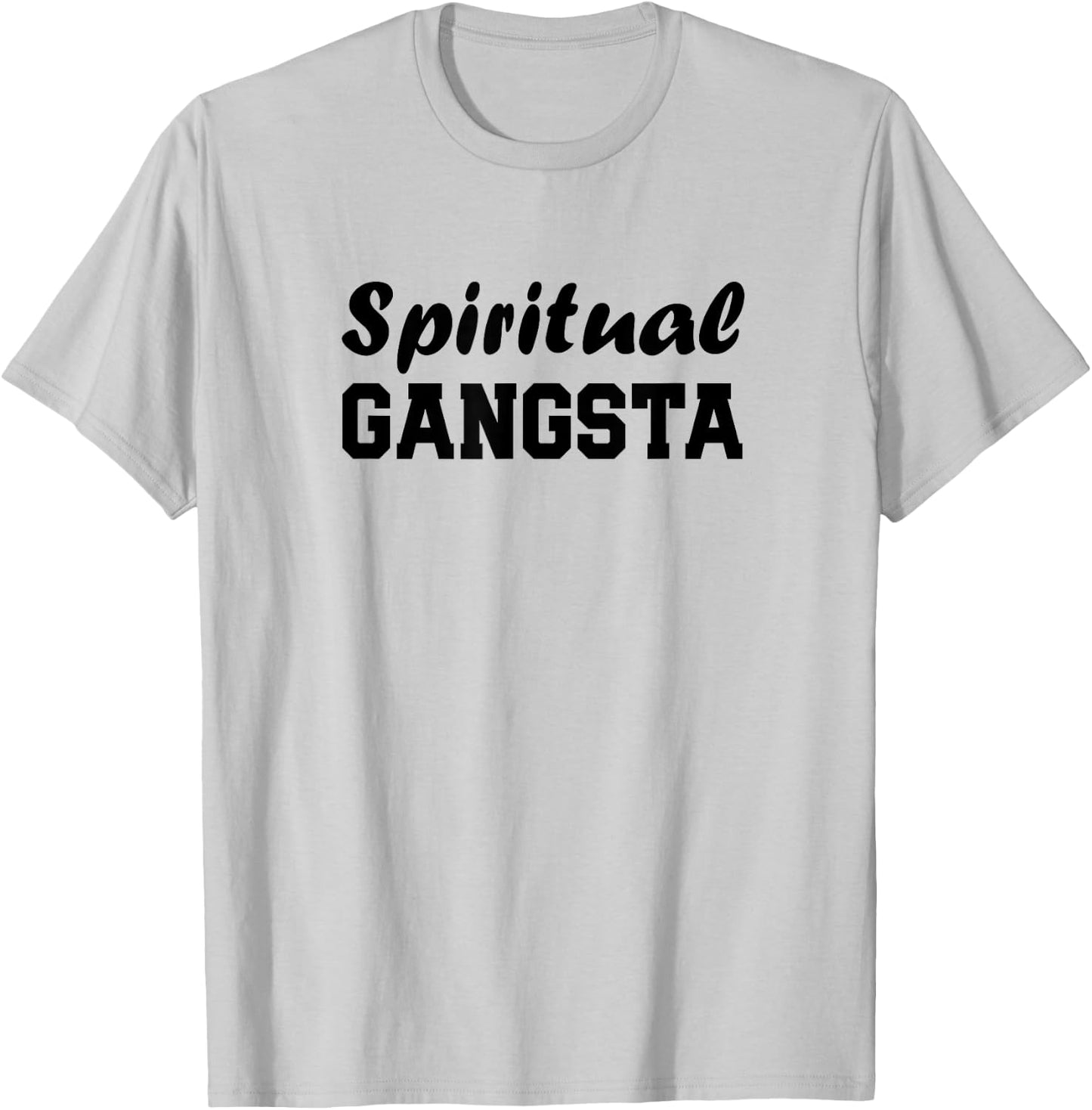 Yogi Shirt Funny Spiritual Gangsta Shirt T-Shirt - T-Shirt | Ash