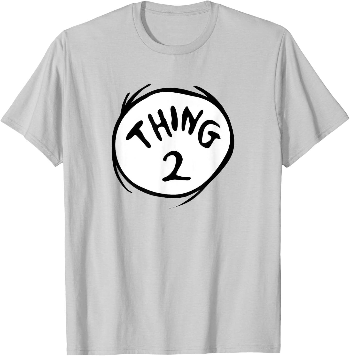 Dr. Seuss Thing 2 Emblem T-Shirt - T-Shirt | Ash