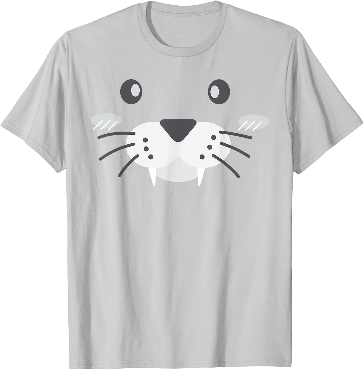 Cute Seal, Sea Lion Animal Costume - Funny Halloween T-Shirt - T-Shirt | Ash
