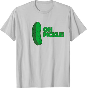 Oh Pickle! T-Shirt - T-Shirt | Ash