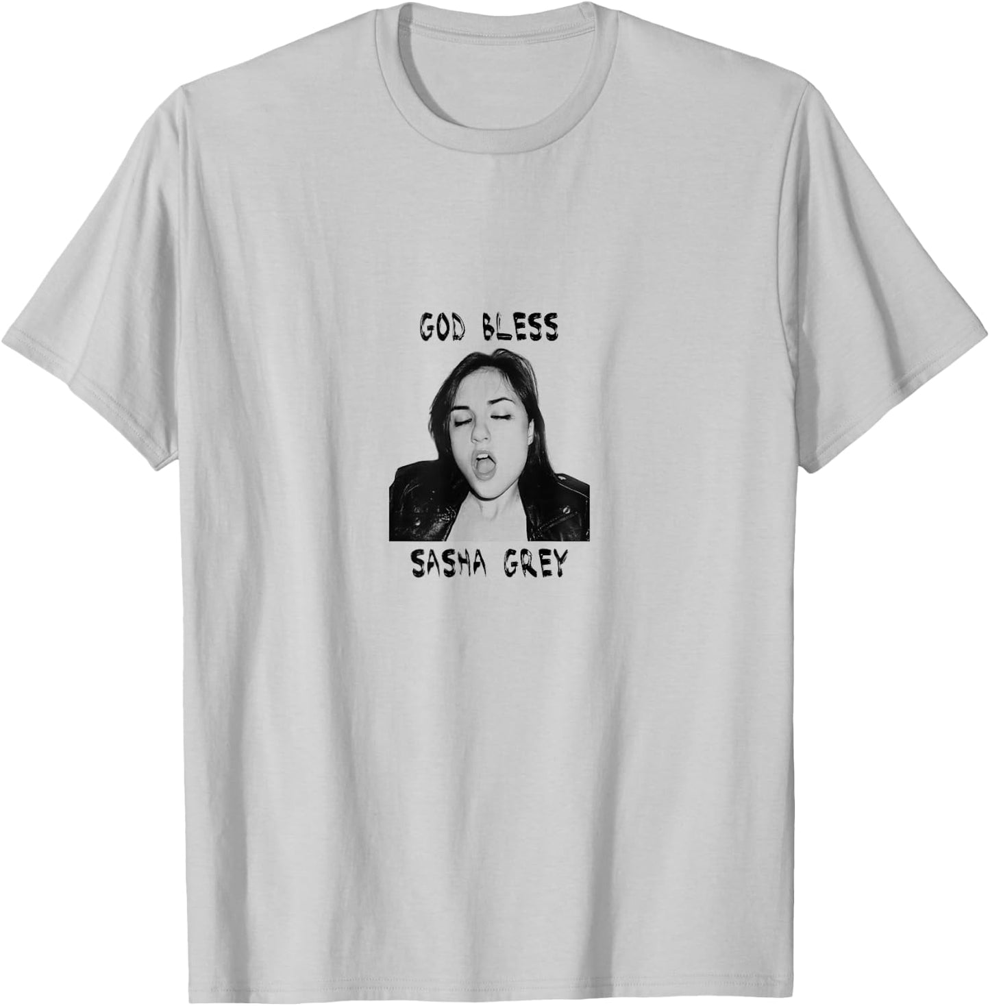 God Bless Sasha Grey ( ) T-Shirt - T-Shirt | Ash