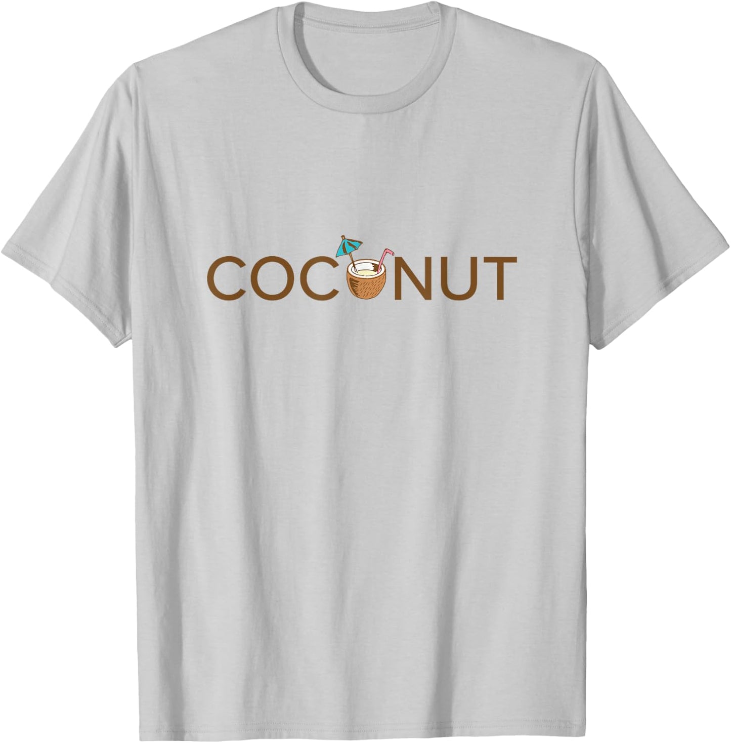 Coconut Funny Tropical Summer Coconut Day Women T-Shirt - T-Shirt | Ash