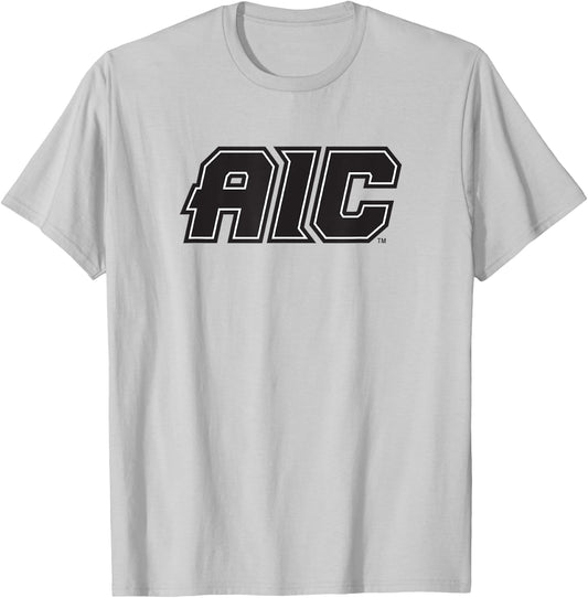 American International College AIC Yellow Jackets T-Shirt - T-Shirt | Ash