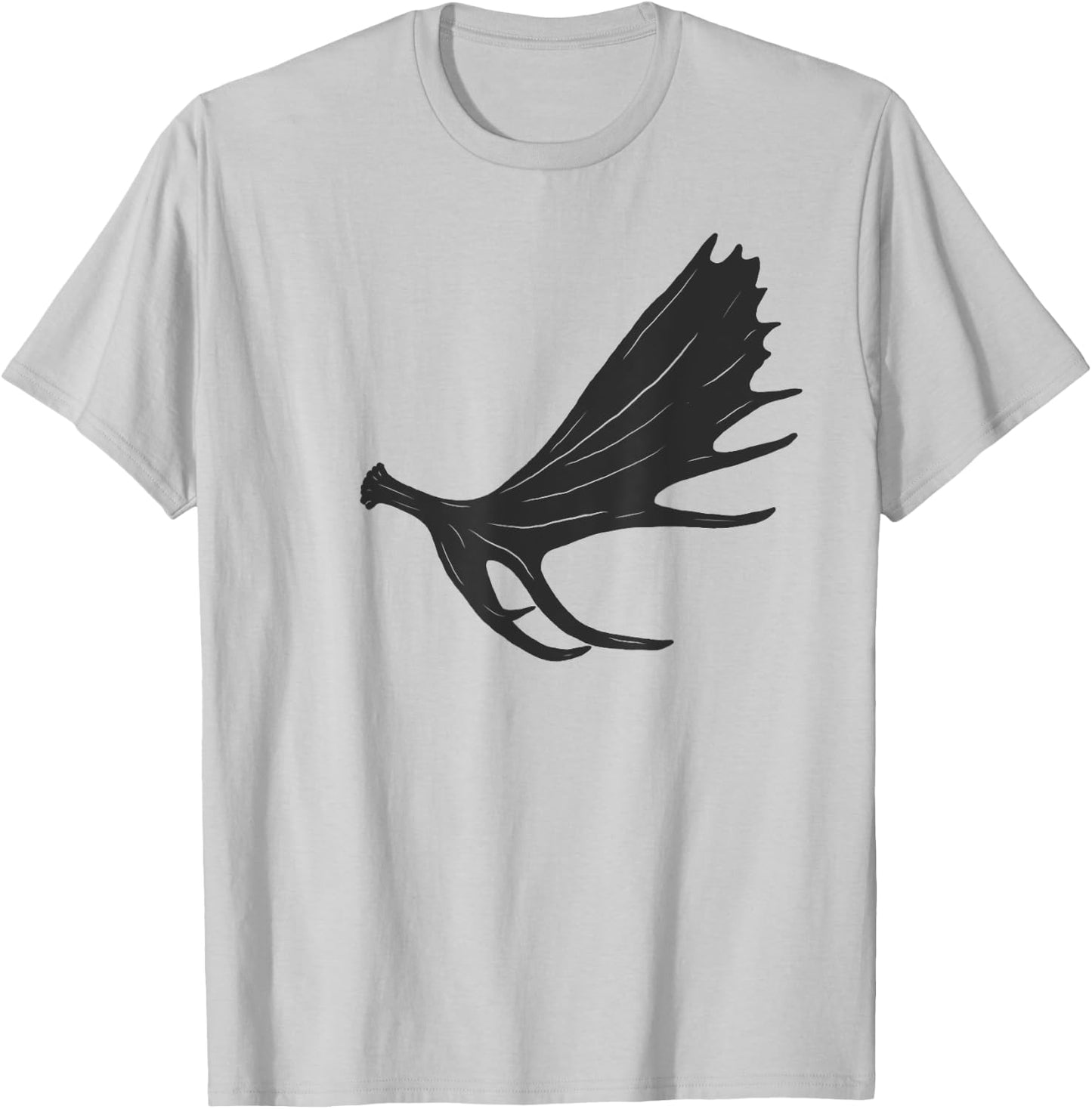Moose Shed Antler ; Horn Hunter Moose Shirt Men Women T-Shirt - T-Shirt | Ash