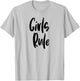 Girls Rule T Shirt Girl Power Shirt T-Shirt - T-Shirt | Ash
