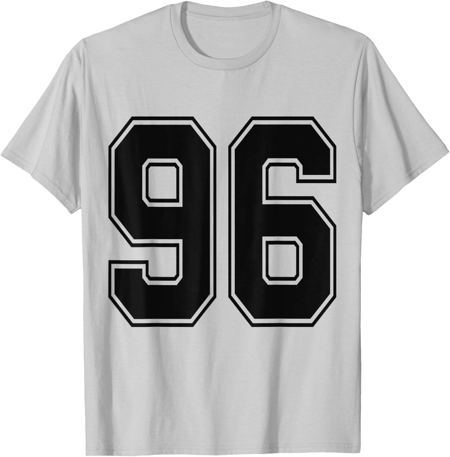 #96 Number 96 Sports. Jersey My Favorite Player #96 T-Shirt - T-Shirt | Ash