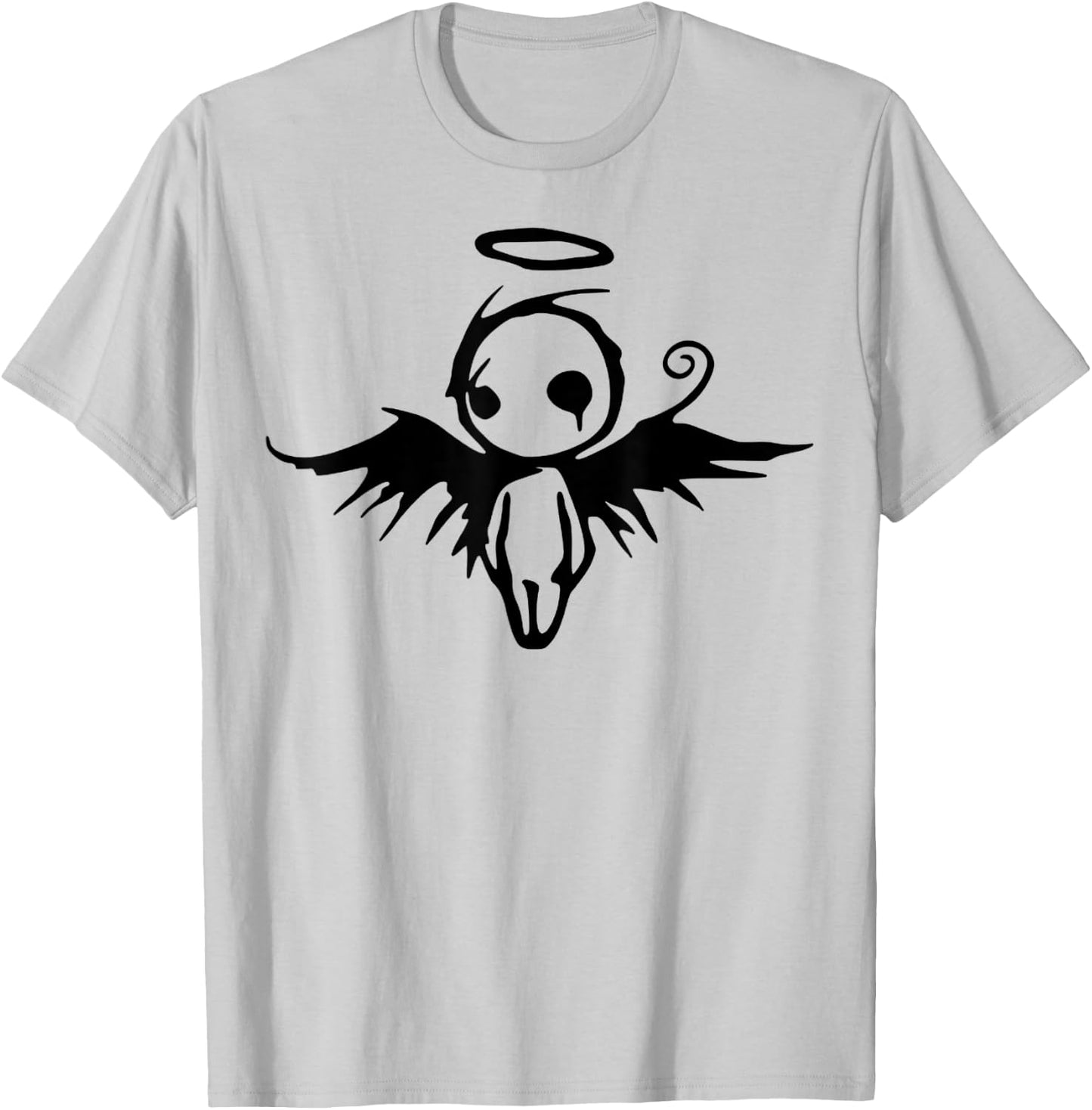 Cute Angel Vintage Couple Matching Halloween Party Costume T-Shirt - T-Shirt | Ash