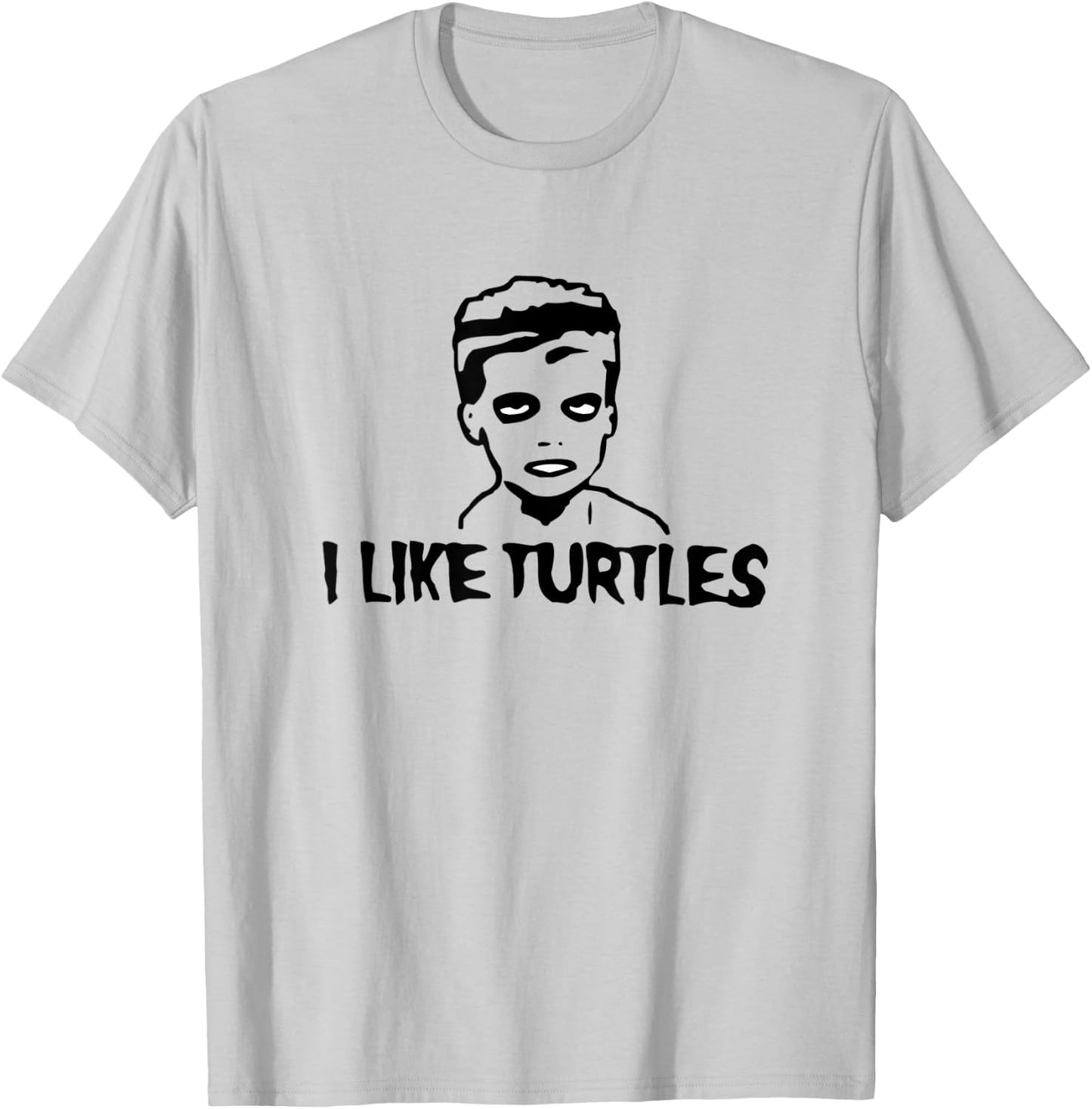 I Like Turtles Johnathan The Zombie T-Shirt - T-Shirt | Ash
