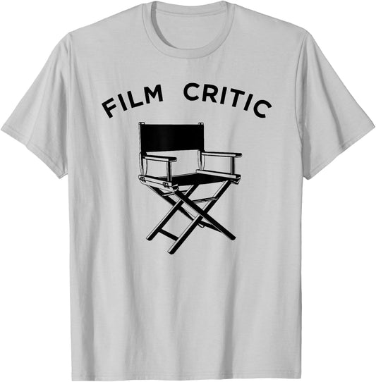 Fun Movie Critic , Cinema Film Reviewer Apparel T-Shirt - T-Shirt | Ash