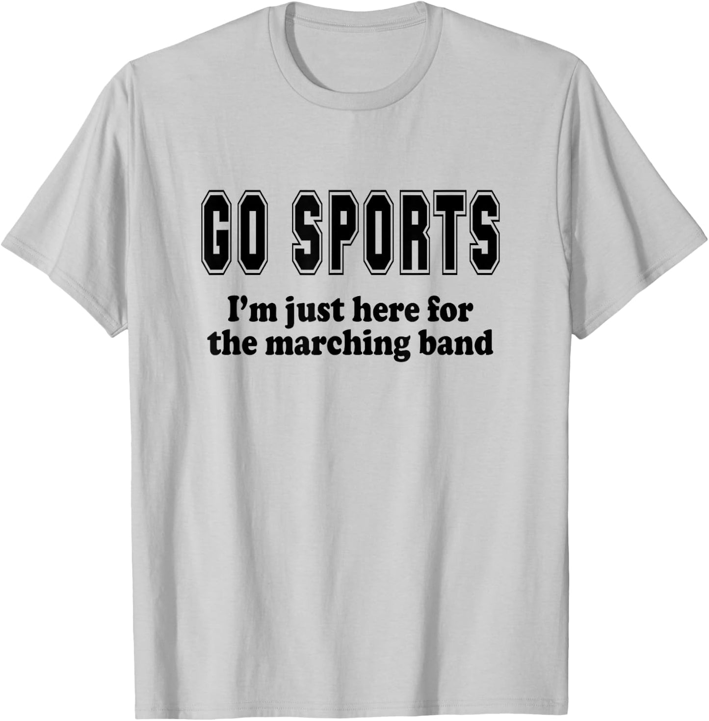 I'm Here for the Marching Band Orange and Black T-Shirt - T-Shirt | Ash