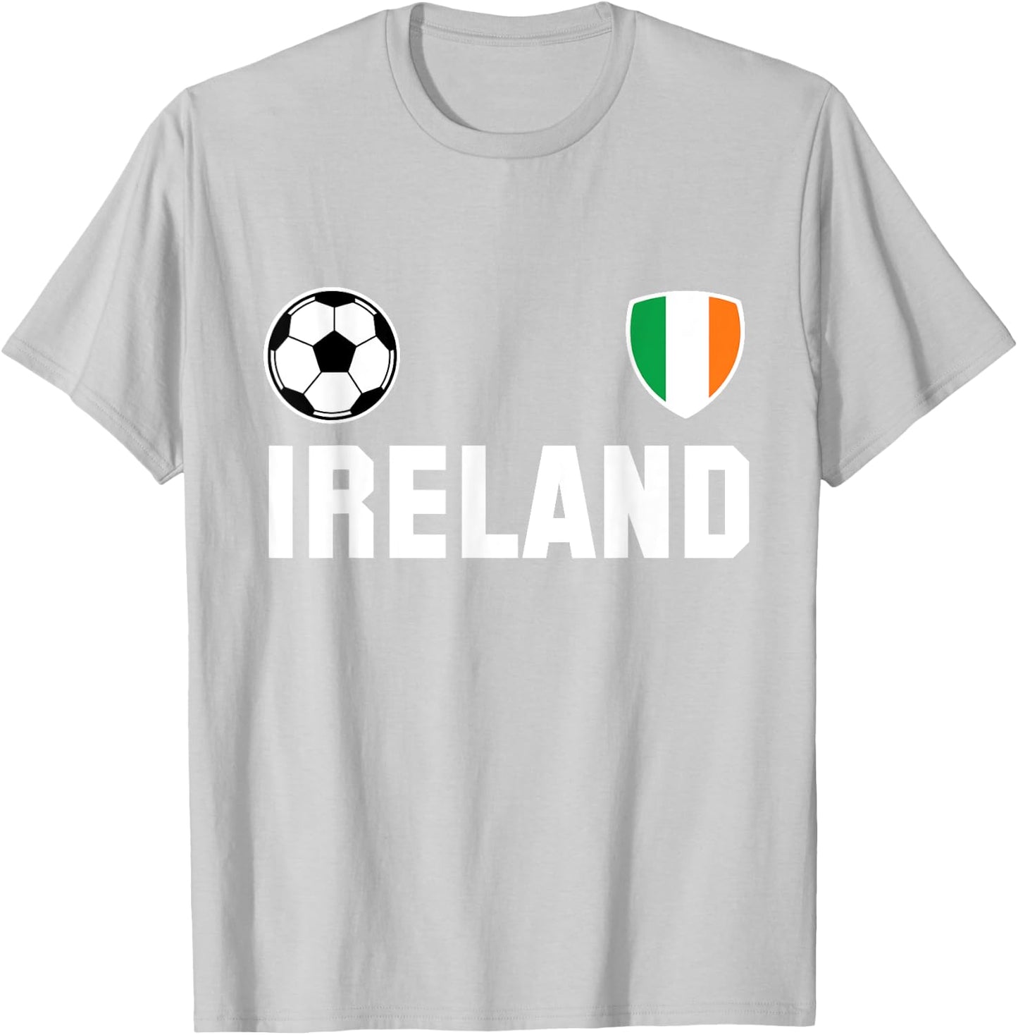 Ireland Soccer 2017, Football T-Shirt - T-Shirt | Ash