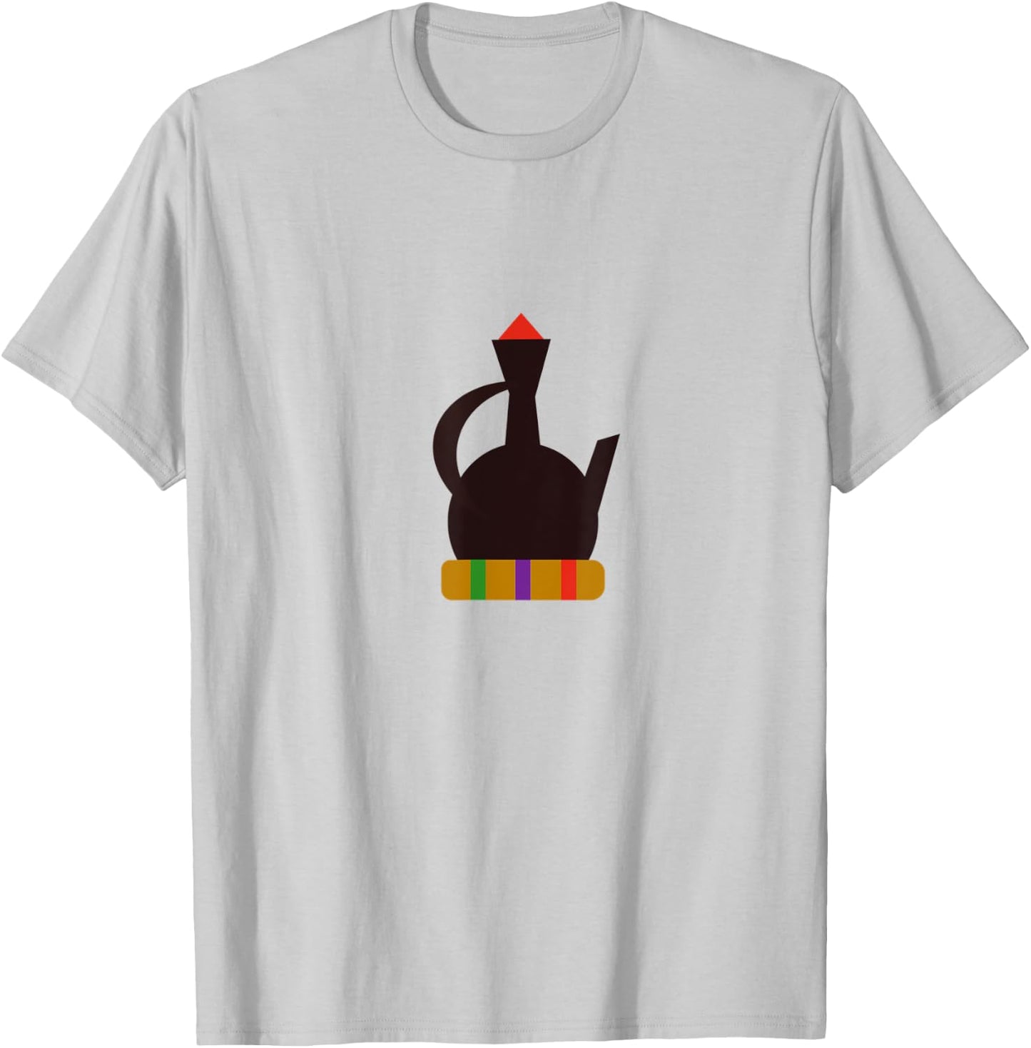 Jebena Ethiopian Coffee T-Shirt - T-Shirt | Ash