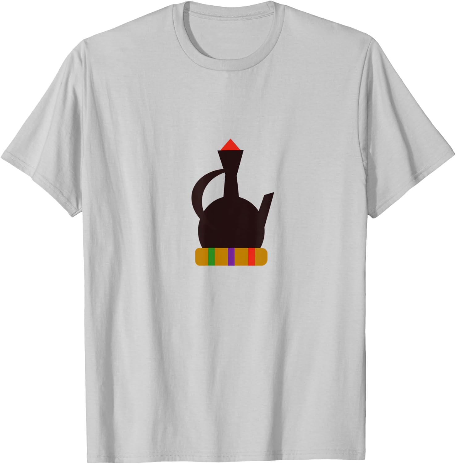Jebena Ethiopian Coffee T-Shirt - T-Shirt | Ash