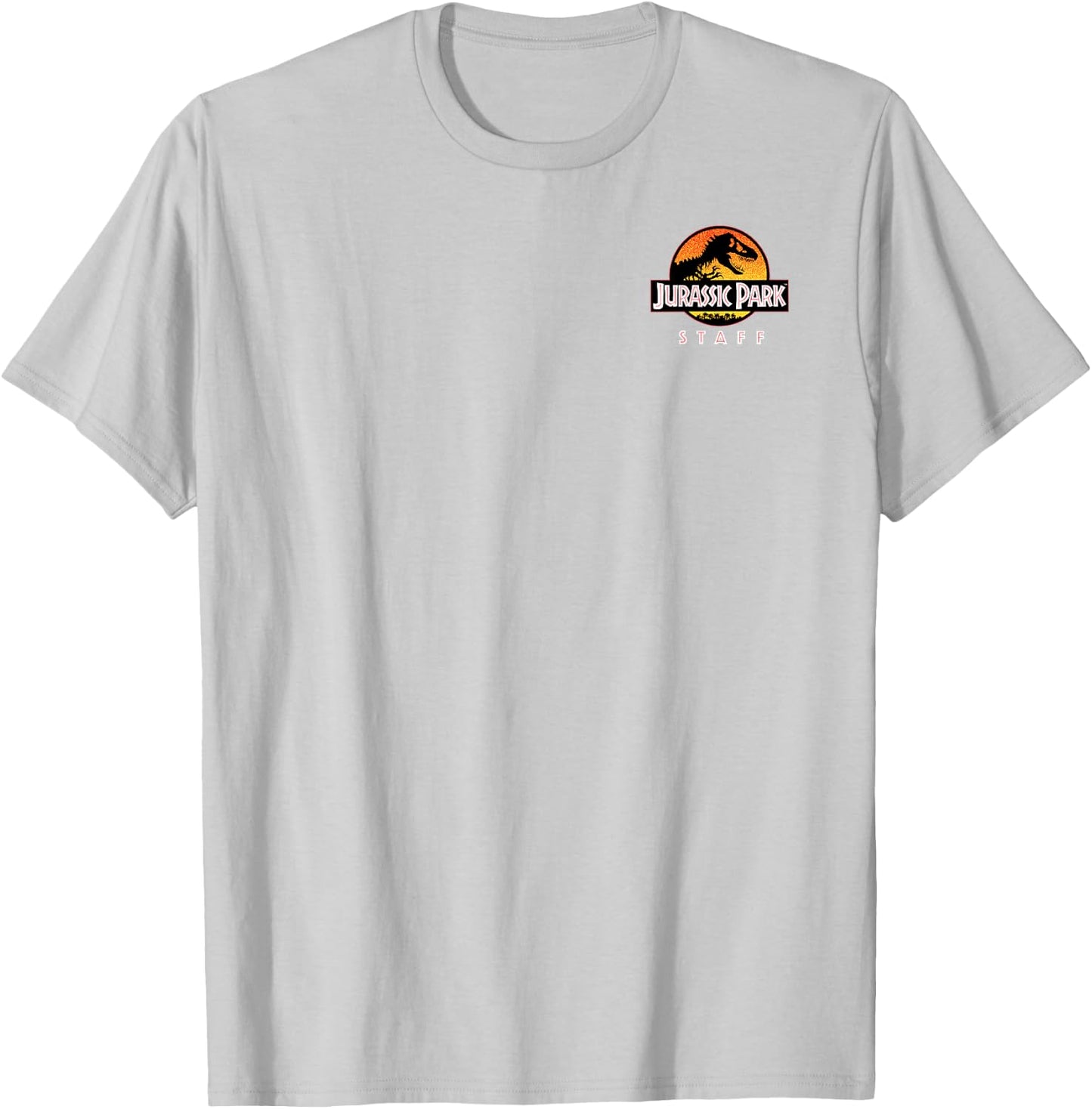 Jurassic Park Ranger Staff Uniform T-Shirt - T-Shirt | Ash