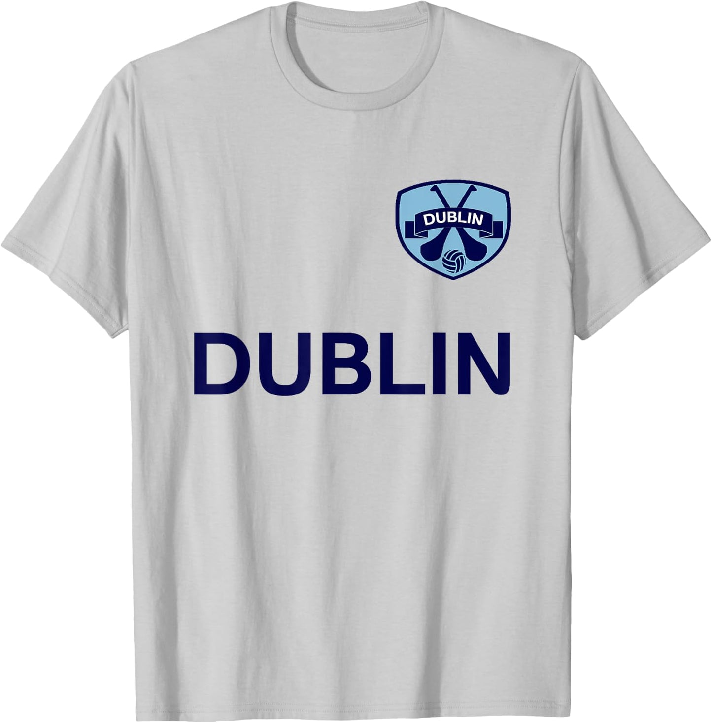 Ireland - County Dublin Football and Hurling T-Shirt - T-Shirt | Ash