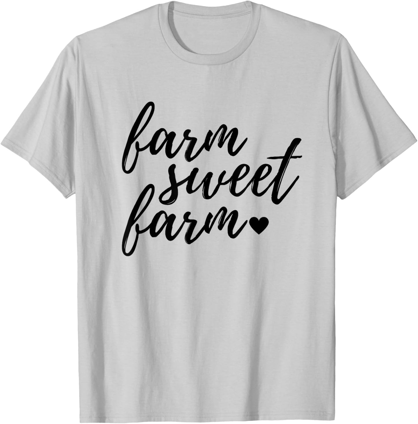 Women's Farm Sweet Farm Farmer Girl Shirt T-Shirt - T-Shirt | Ash