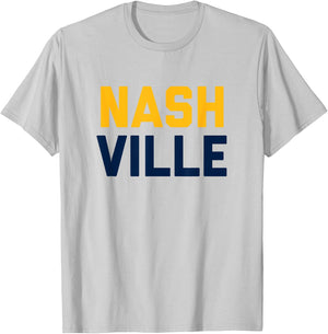 NASH - Nashville Tennessee T-Shirt - T-Shirt | Ash