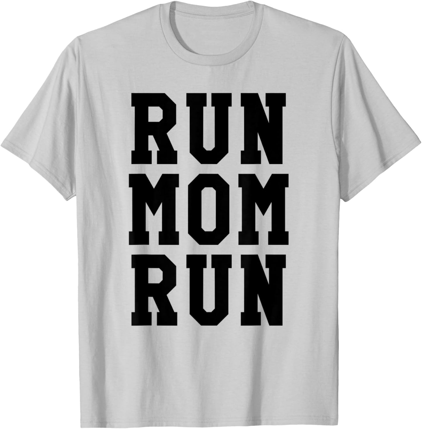 Funny Run Mom Marathon 5k Family Race Day Gift T-Shirt - T-Shirt | Ash