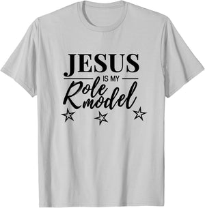 Jesus Is My Role Model T-Shirt - T-Shirt | Ash