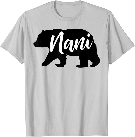 Nani Bear shirt Matching Family Shirts Bear T-Shirt - T-Shirt | Ash