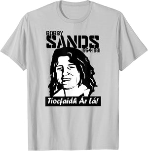 Bobby Sands Irish Republican T-Shirt - T-Shirt | Ash