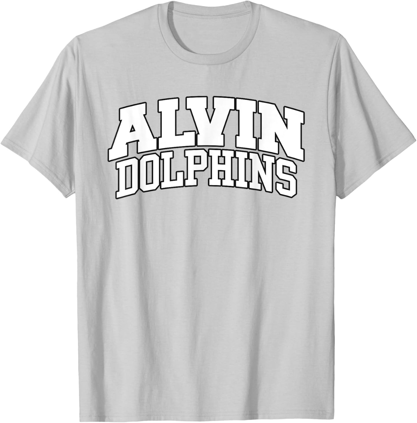 Alvin Community College Dolphins Apparel Sports Fan T-Shirt - T-Shirt | Ash