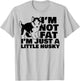 I'm Not Fat I'm Just A Little Husky Funny Puppy Dog Women Kids T-Shirt - T-Shirt | Ash