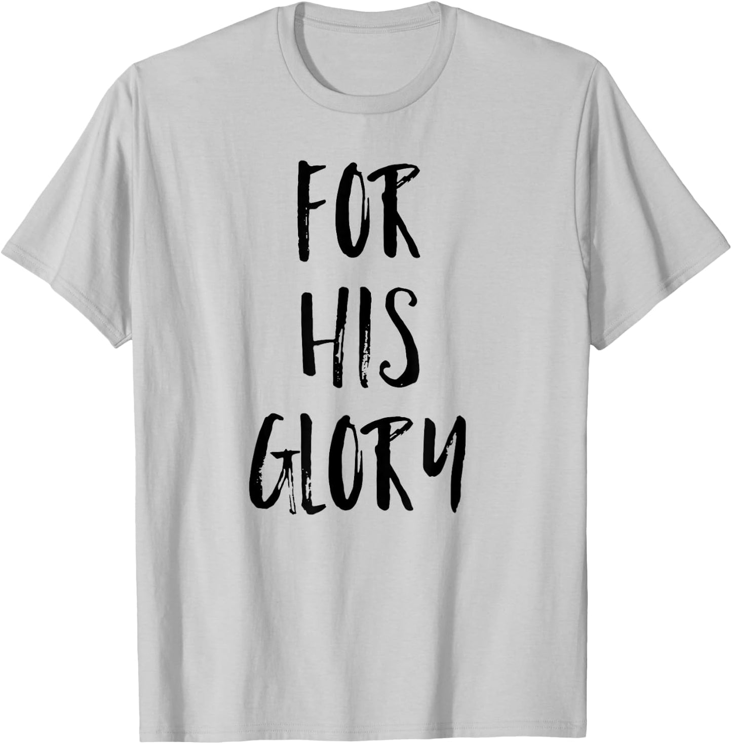 For His Glory Jesus Praise Band Worship Team Leader Shirt T-Shirt - T-Shirt | Ash
