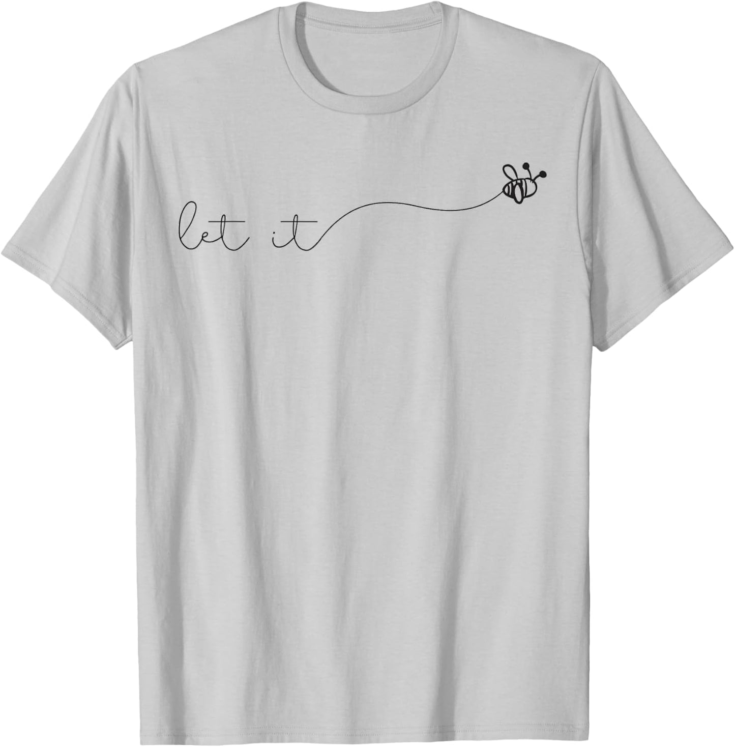 Summer Shirt with Saying Cute Beekeeper Let it Bee T-Shirt - T-Shirt | Ash