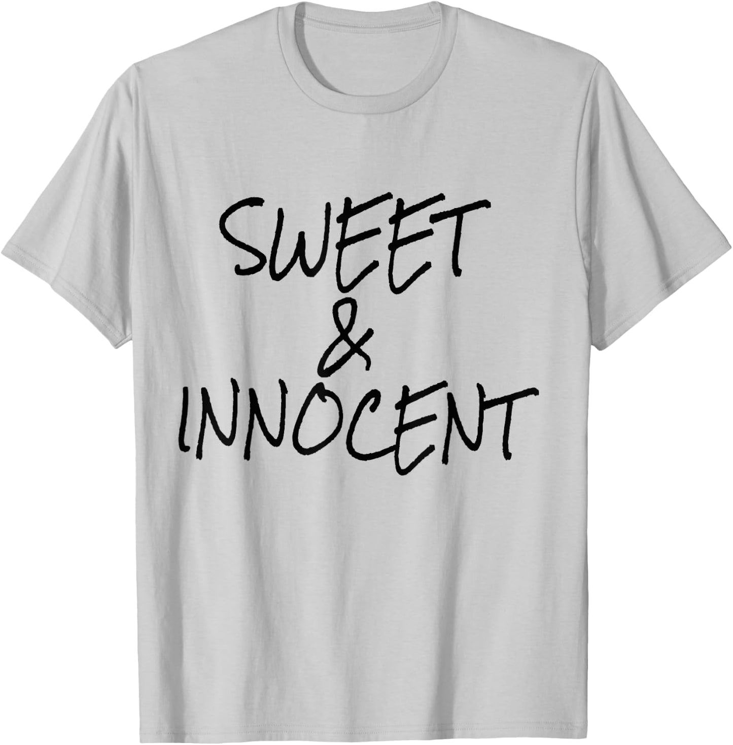 SWEET AND INNOCENT Gift Teenage Girl T-Shirt - T-Shirt | Ash