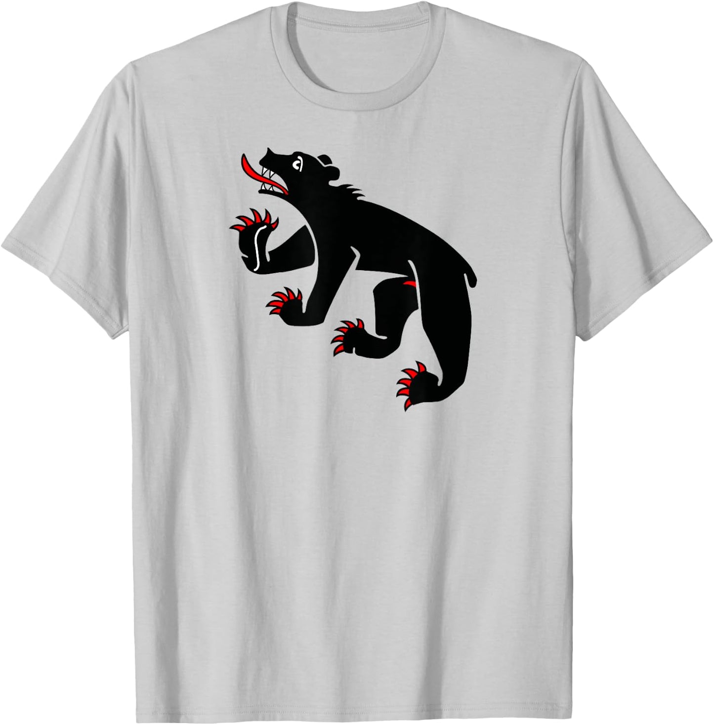 Bern Bear - Swiss City and Canton Crest T-Shirt - T-Shirt | Ash