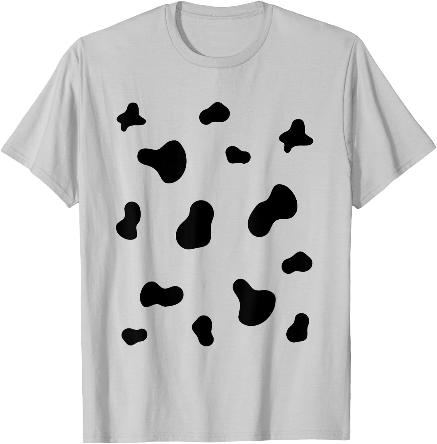 Cute Dalmatian Halloween Costume Dog Black Spots Pattern Men Women Kids T-Shirt - T-Shirt | Ash