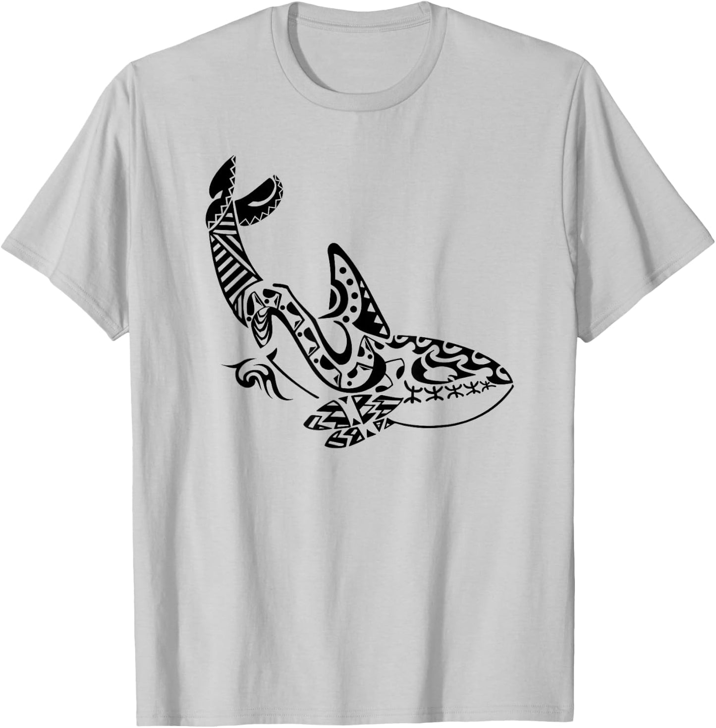 Orca Maori Polynesian Tattoo Dolphin Scuba Diving Diving T-Shirt - T-Shirt | Ash
