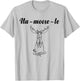 Na-Moose-Te Funny Moose Yoga T-Shirt - T-Shirt | Ash