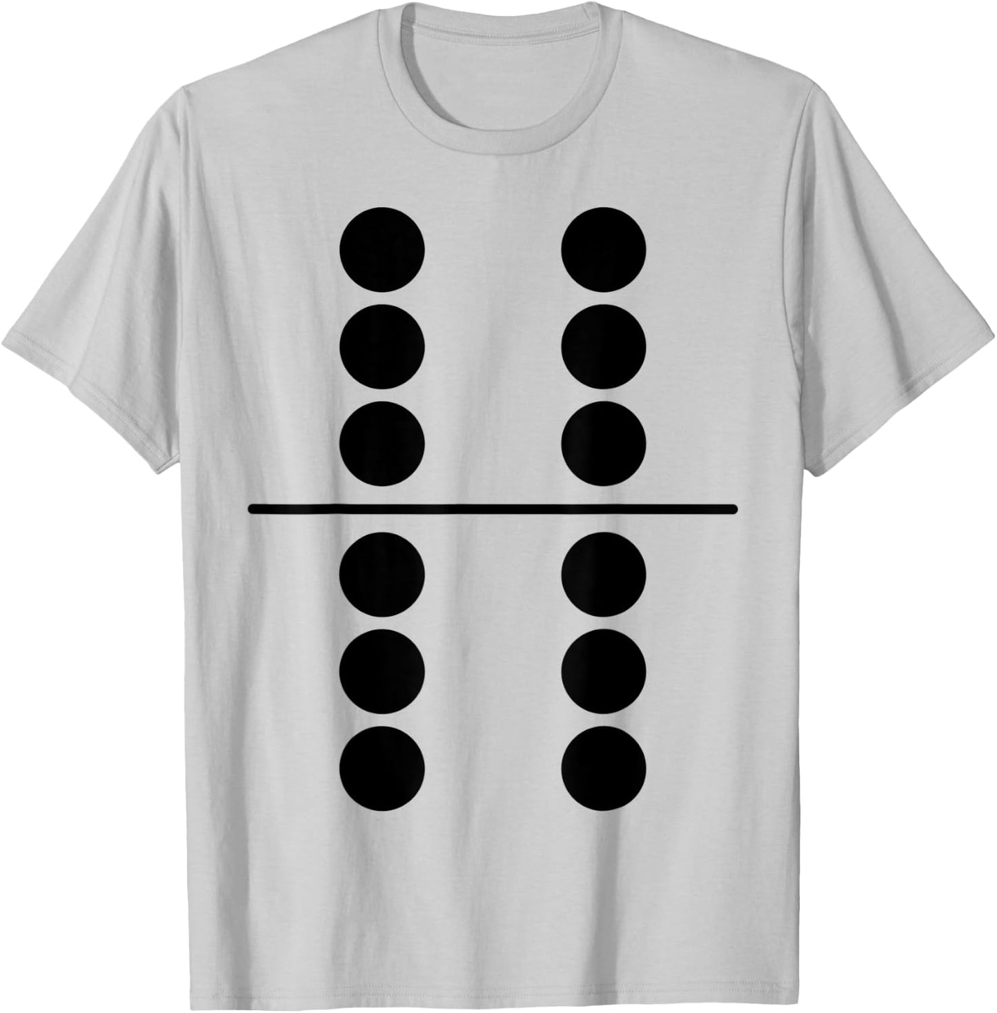 Domino 6 6 Family Matching Easy Group Halloween Costume T-Shirt - T-Shirt | Ash