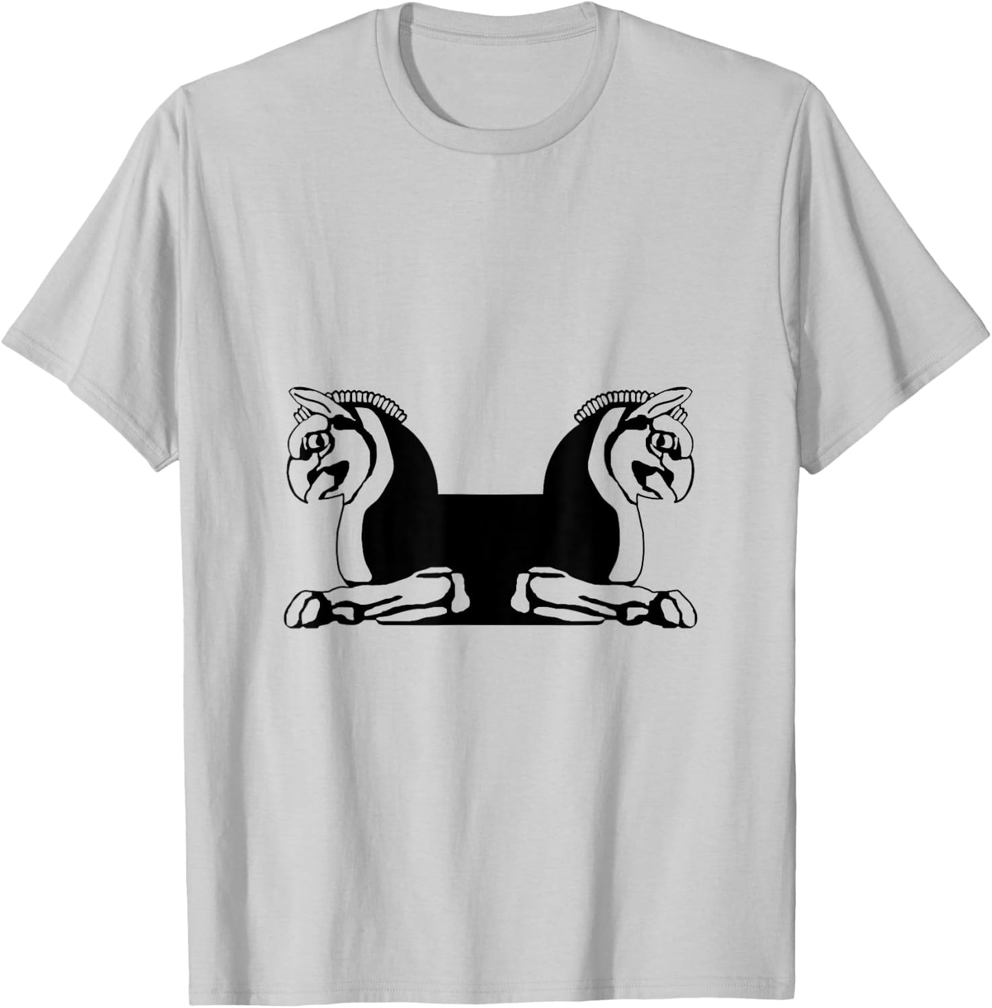 Persepolis Takht-e Jamshid: Homa The Bird of Happiness T-Shirt - T-Shirt | Ash