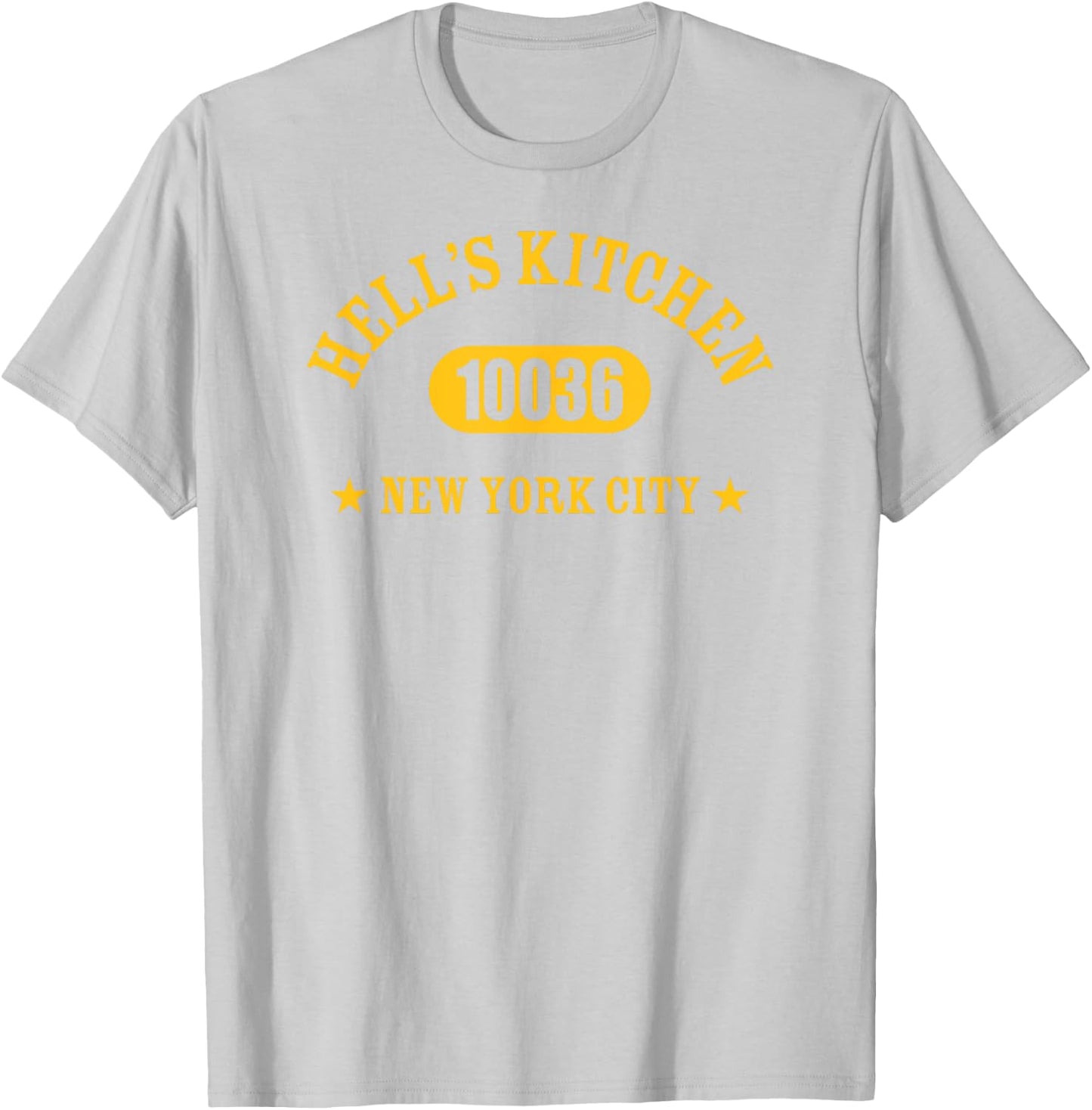 HELL’S KITCHEN 10036 NEW YORK CITY / NYC Athletic Design T-Shirt - T-Shirt | Ash