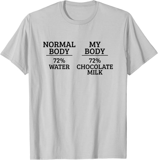 Chocolate Milk Gamer Funny Milkshake Chocolate Lover Meme T-Shirt - T-Shirt | Ash