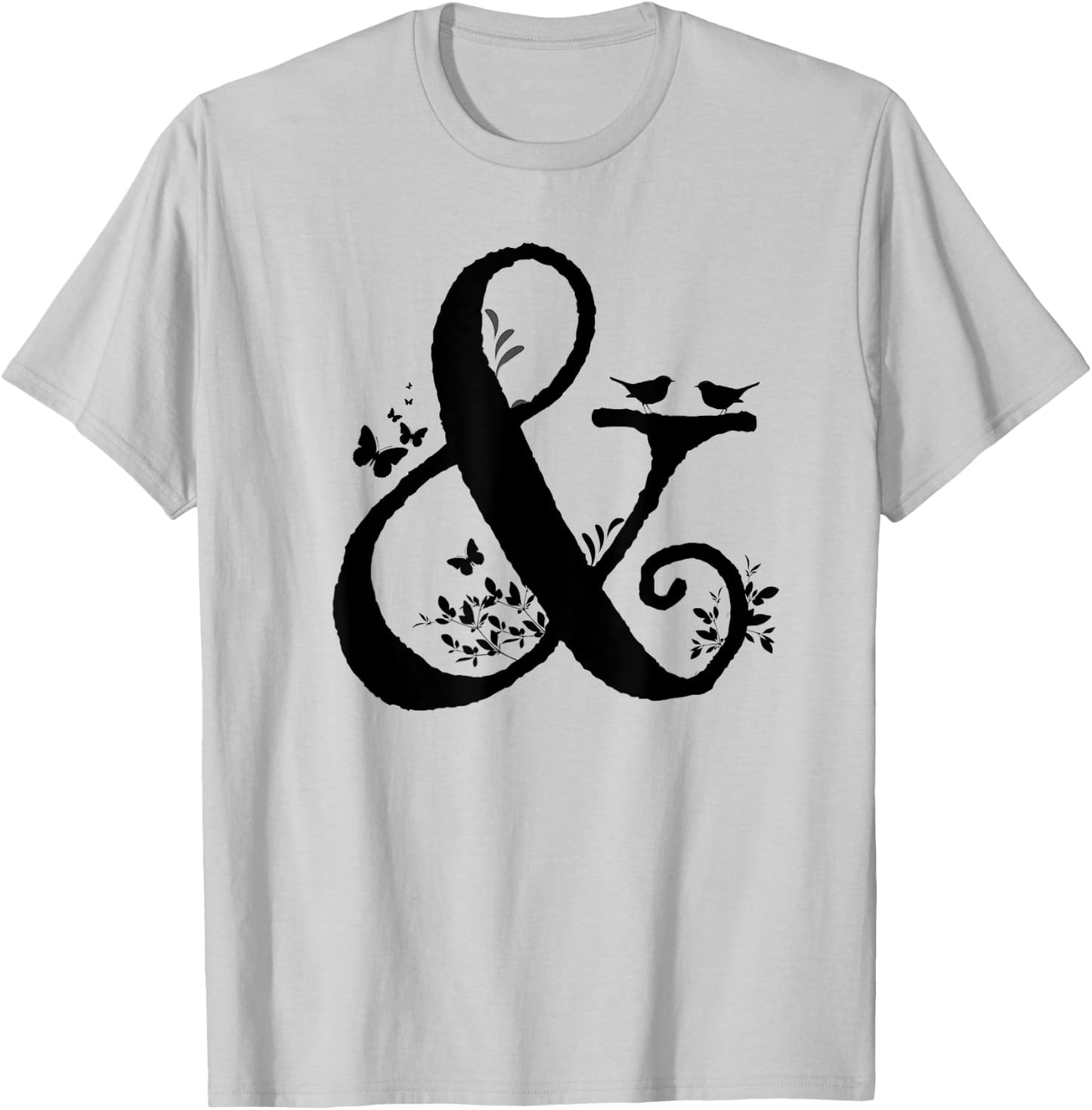 Ampersand Graphic Together Forever & Always Unity Symbol T-Shirt - T-Shirt | Ash