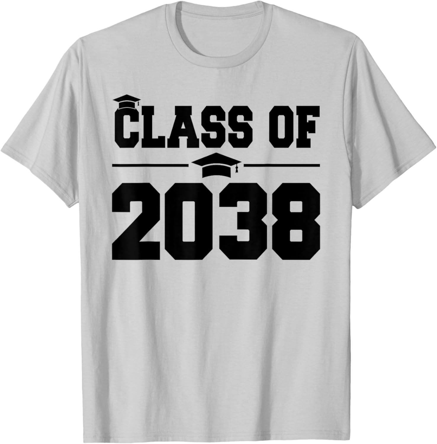 Kindergarten Class of 2038 Grow With Me First Day of School T-Shirt - T-Shirt | Ash