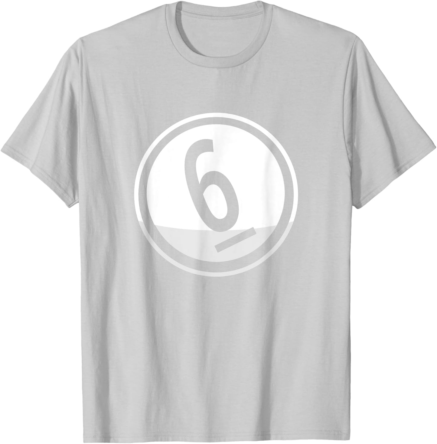 Matching Halloween Costume Set Billiard Balls 6 Ball Only T-Shirt - T-Shirt | Ash