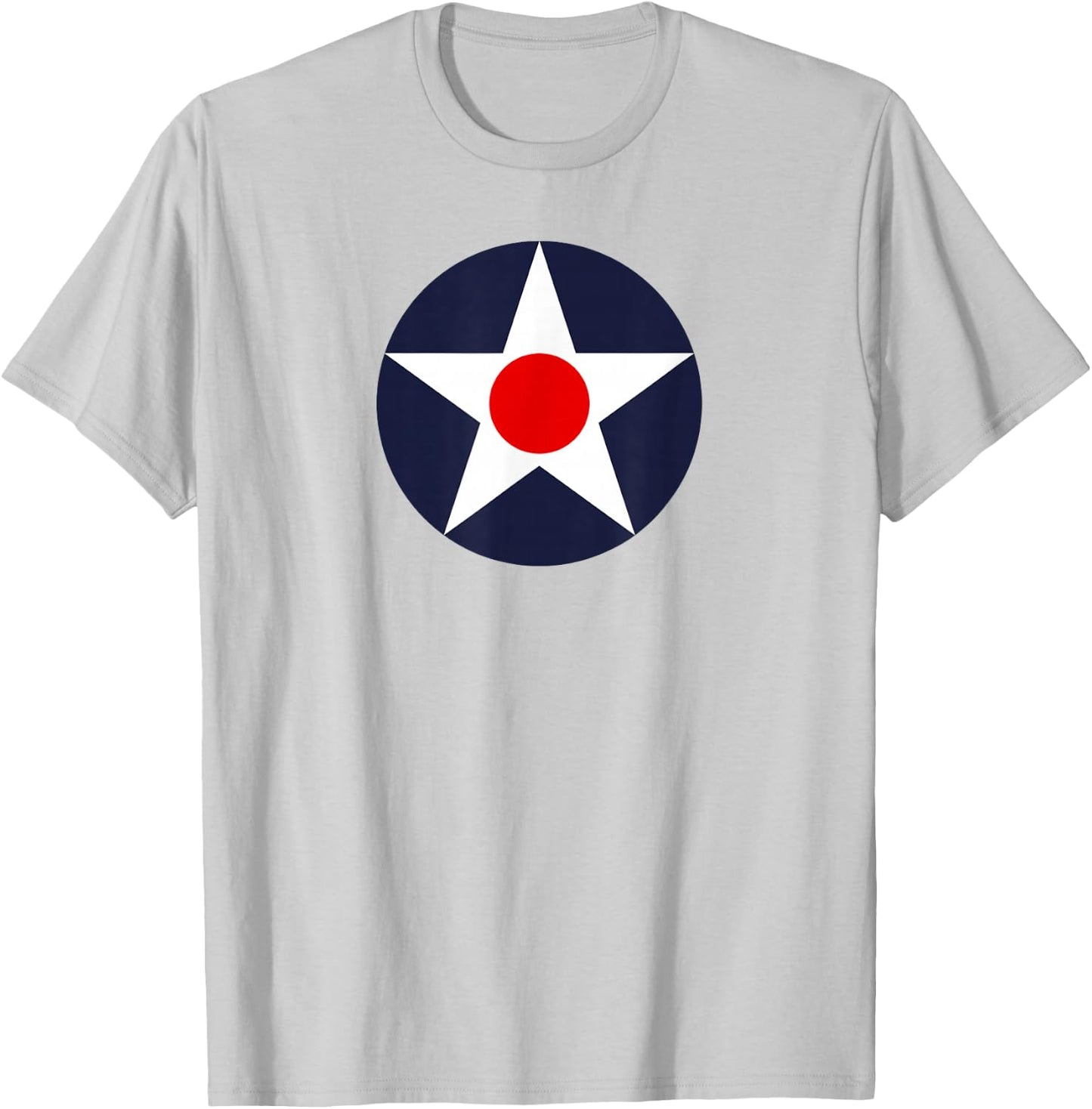 USA American Military Army Tank Airplane Roundel T-Shirt - T-Shirt | Ash