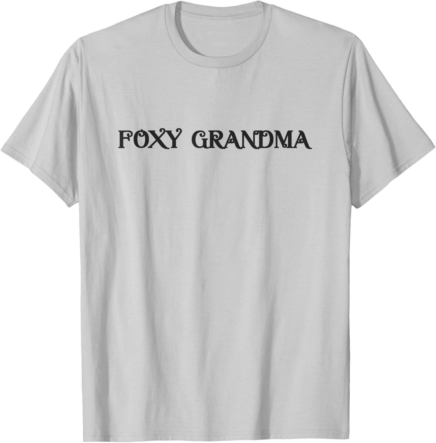 Foxy Grandma 90s Throwback T-Shirt - T-Shirt | Ash