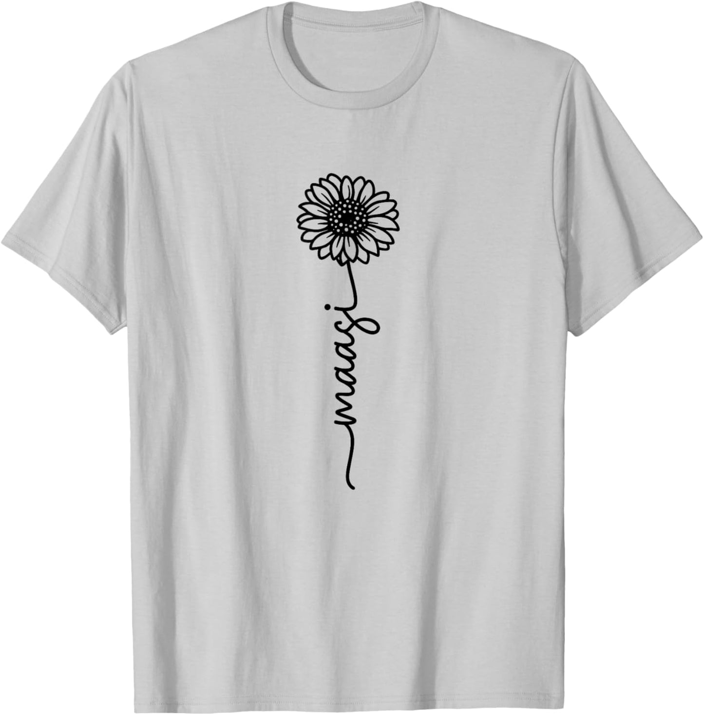 Maasi Flower T-Shirt - T-Shirt | Ash