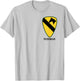 1st Cavalry Shirt - 1st CAV Shirt - Veteran (White) 1.5X T-Shirt - T-Shirt | Ash