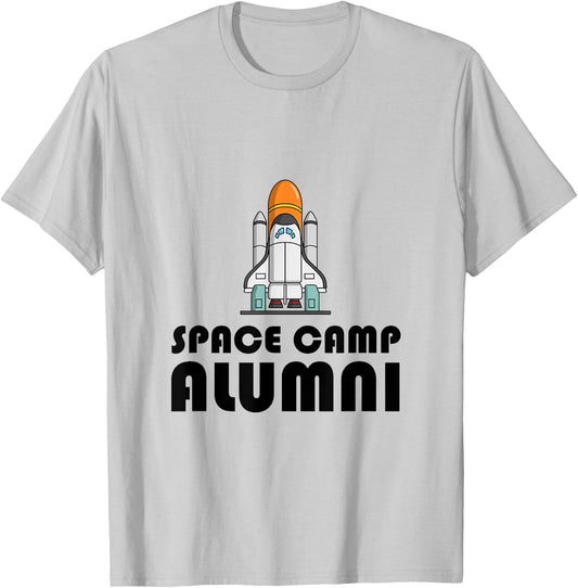 Space Camp Alumni Funny Nerd T-Shirt - T-Shirt | Ash