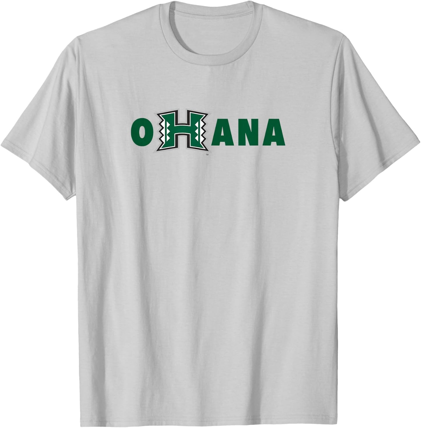 University of Hawaii Rainbow Warriors Ohana T-Shirt - T-Shirt | Ash