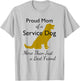 Service Dog | Service Dog Mom | Service Canine Men Women Girls Kids T-Shirt - T-Shirt | Ash